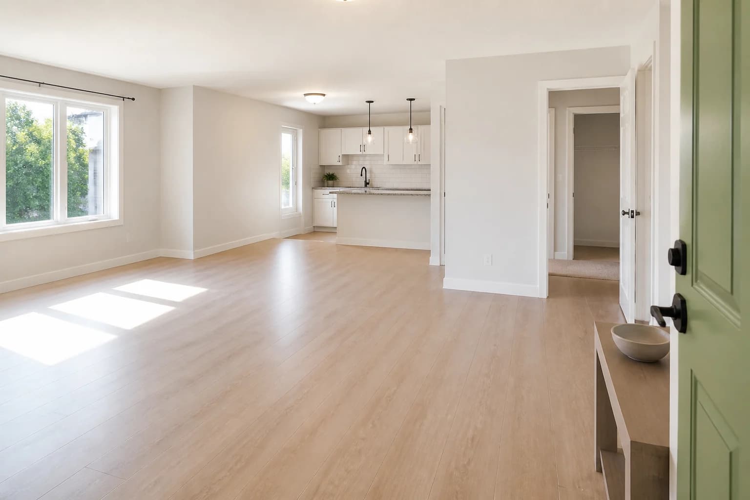 A clean empty home prepared for its next occupant